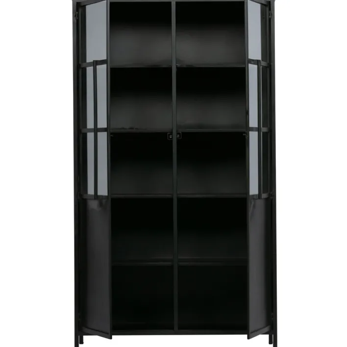 Vitrine EXHIBIT 90 x 170 cm schwarz