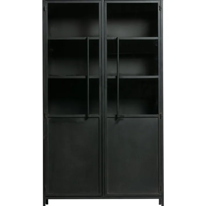 Vitrine EXHIBIT 90 x 170 cm schwarz