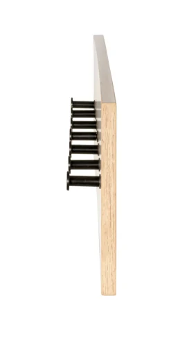 Wandgarderobe PARMA 7 Eiche-Dekor/schwarz 80 x 20 cm