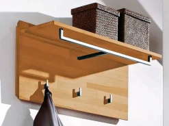 Wandgarderobe POUR 80 x 36 cm Kernbuche massiv