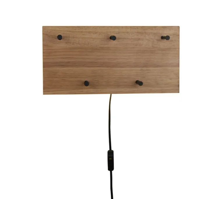 Wandgarderobe SAMANTHA 40x20 cm braun