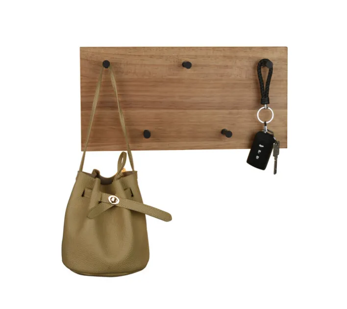 Wandgarderobe SAMANTHA 40x20 cm braun