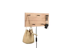 Wandgarderobe SAMANTHA 40x20 cm braun