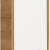Wandschrank 40 x 72 cm braun/weiß