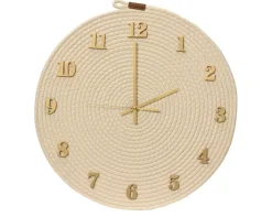 Wanduhr beige 50 cm