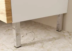 Waschbeckenunterschrank SOPHIE 60x56x34 weiß/Grandson-Eiche Nb.