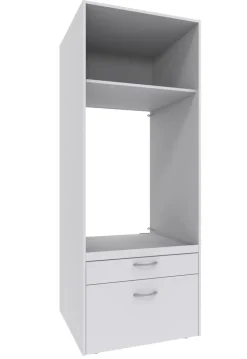 Waschmaschinenumbauschrank MULTIRAUMKONZEPT 70 x 185 cm weiß