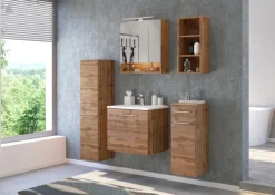 Waschtisch LIVORNO 60 x 54 cm Wotan Eiche