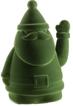 Weihnachtsglanz by casaNOVA Deko-Figur Weihnachtsmann, winkend 17 cm Grün