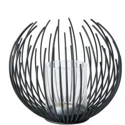 Windlicht CEYLON Urban Safari Metall schwarz