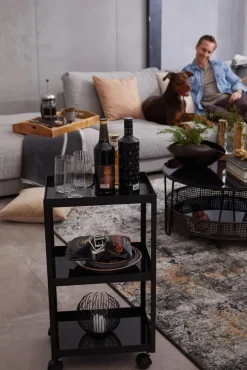 Windlicht CEYLON Urban Safari Metall schwarz