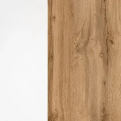 Winkelzeile ODENSE 210 x 210 cm Wotan-Eiche Dekor/ Weiß