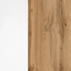 Winkelzeile ODENSE 210 x 270 cm Wotan-Eiche Dekor/ Weiß