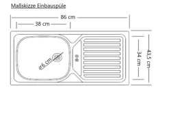 Winkelzeile ODENSE Wotan-Eiche Dekor/ Anthrazit ca. 210x270cm