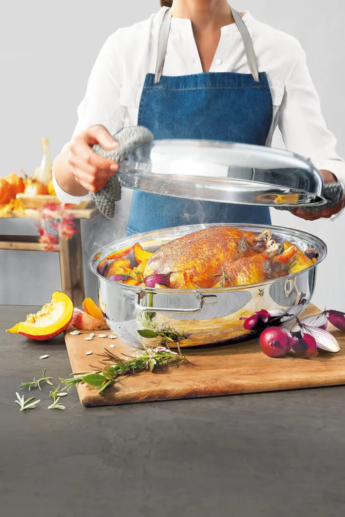 WMF Extrabräter mit Metalldeckel Edelstahl