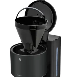 WMF Kaffeemaschine STELIO BLACK Glas Metall Deep Black