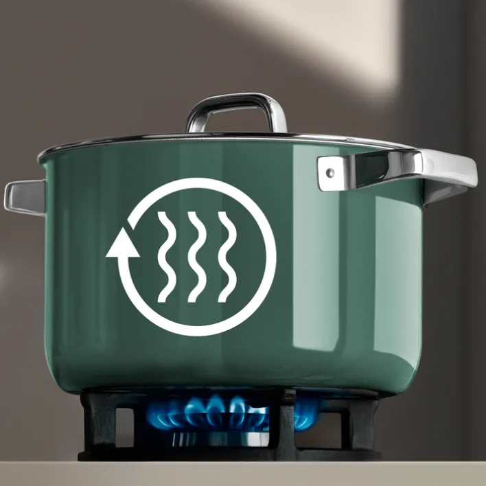 WMF Kochtopfset FUSIONTEC MINERAL PRO 7-teilig Eucalyptus Haze