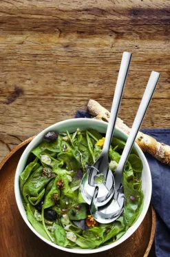 WMF Salat-Set NOUVA 3-teilig Porzellan / Edelstahl