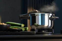 WMF Schnellkochtopf PERFECT 6500 ml silberfarbig