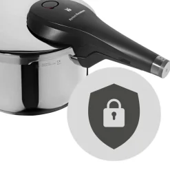 WMF Schnellkochtopf PERFECT PREMIUM 6500 ml Edelstahl silberfarbig