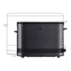 WMF Toaster KIMI DEEP 1-Scheiben-Toaster Deep Black