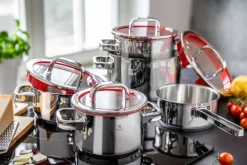 WMF Topf-Set FUNCTION 4 5-teilig Edelstahl silberfarbig