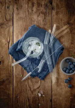 WMF Trinkhalm Set BARIC I 7-teilig Glas