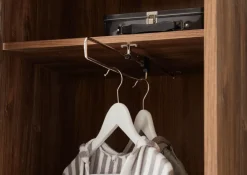 Wohnkombi I DETROIT 4-teilig 360 x 170 cm braun/anthrazit