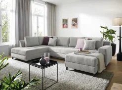 Wohnlandschaft FARIS 202 x 325 x 170 cm grau