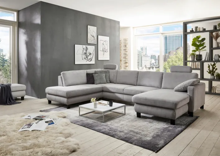 Wohnlandschaft JIMMY grau