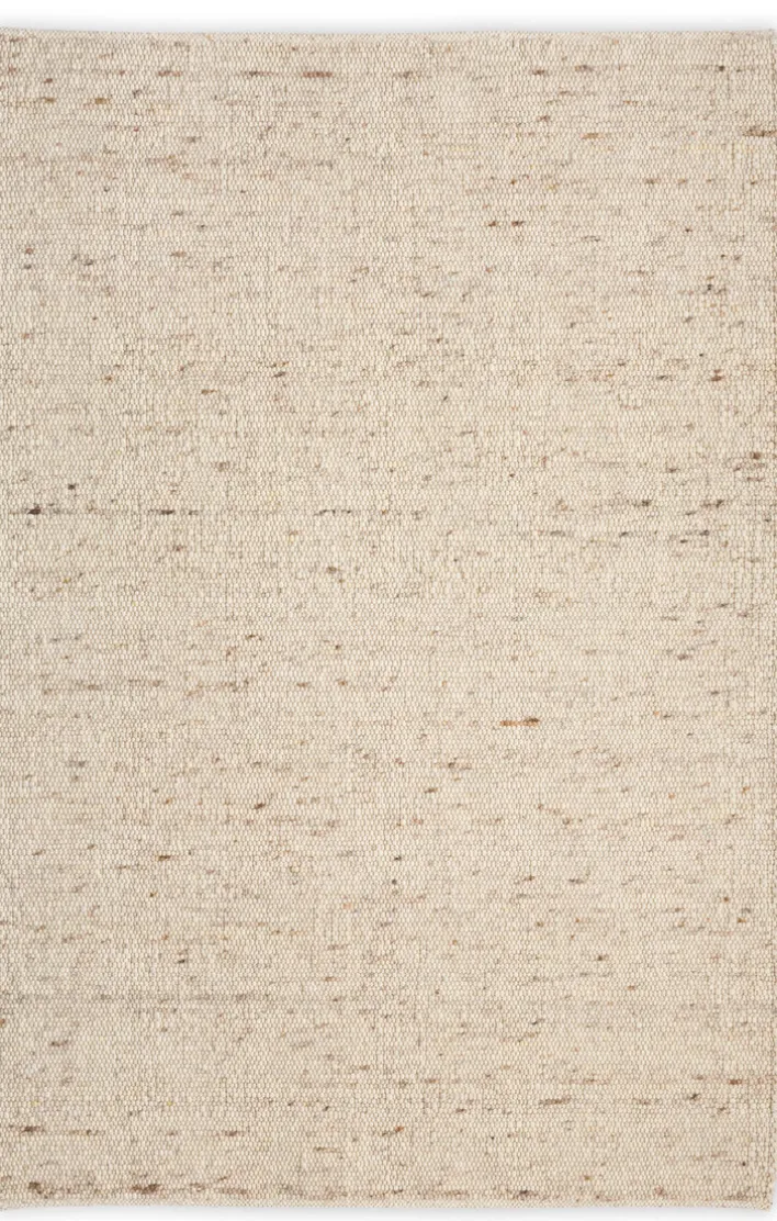 Wollteppich WOLFEGG Bubbles 70 x 130 cm beige