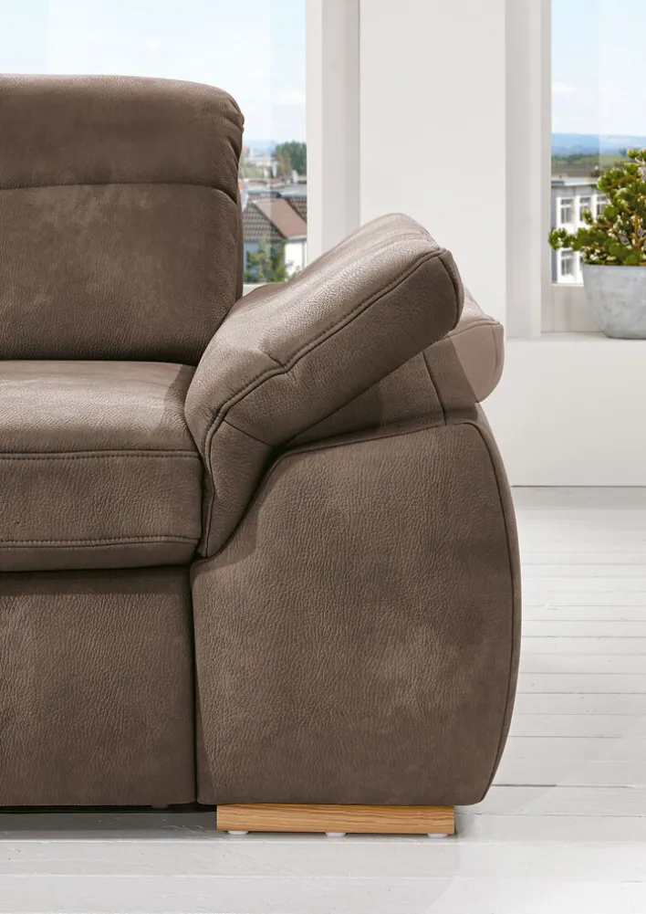 YoungLife Ecksofa CAPRI IV SF-L nougatbraun