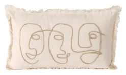 Zierkissen PICA 30 x 50 cm beige