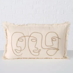 Zierkissen PICA 30 x 50 cm beige