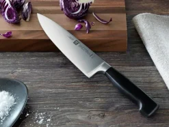 ZWILLING Messerblock VIER STERNE 7-teilig BAMBUS braun
